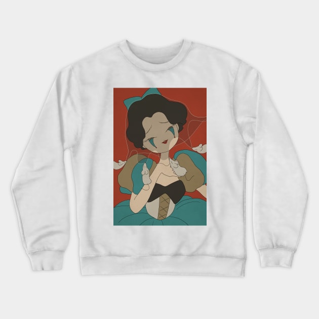 Mousetrap Girl Crewneck Sweatshirt by Tasoya Maro